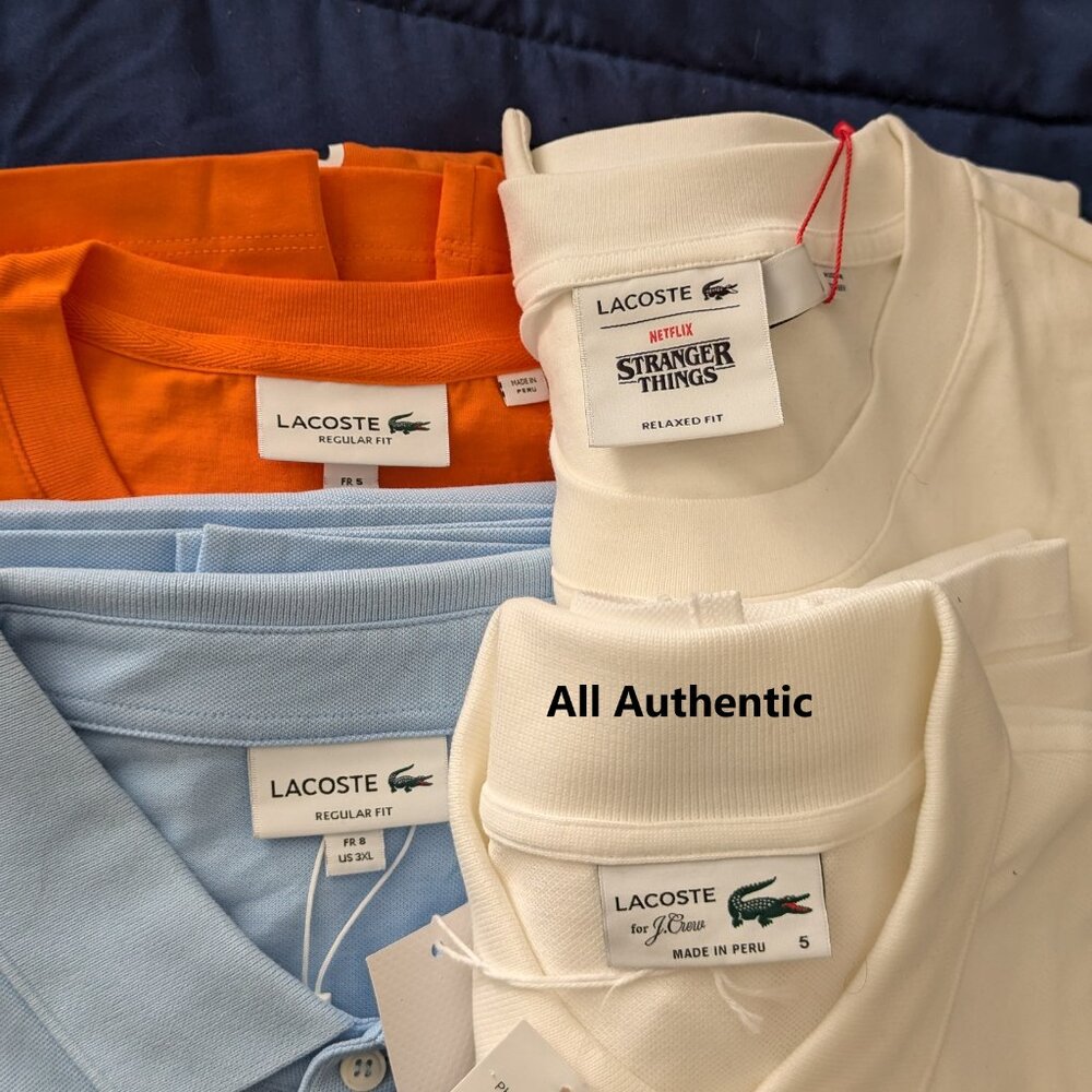 Lacoste new authentic V-Neck T-shirt - flaw - Picture 12 of 12